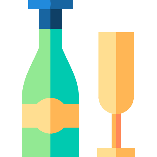 Wine glass food food and restaurant icon