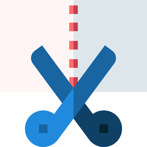 Crafts hobbies and free time cut scissors icon