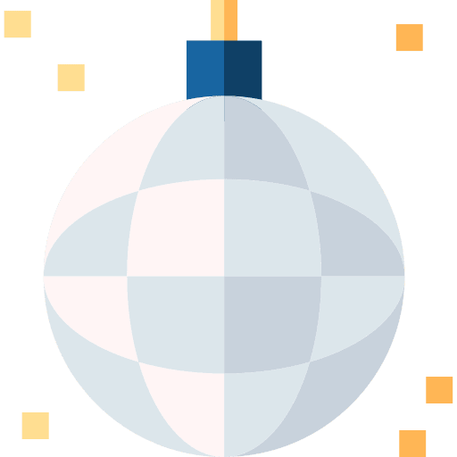 Disco ball birthday and party disco ball hobbies and free time icon