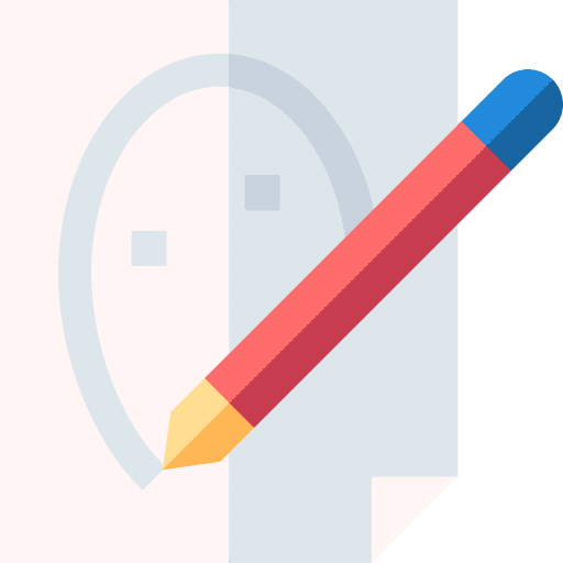 Drawing notebook sketch edit tools icon