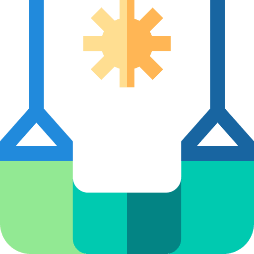 Hammock holidays hobbies and free time hanging icon