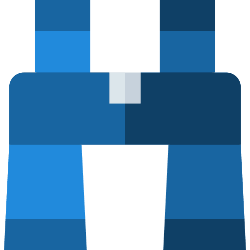 Binoculars spy search goggles icon