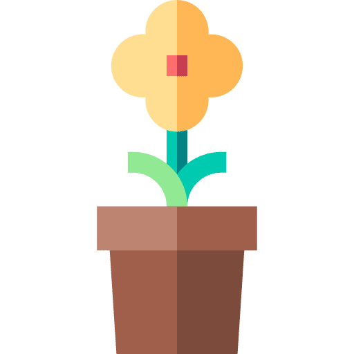 Plant office farming and gardening pot icon