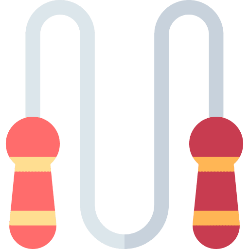 Skipping rope skipping rope sports and competition exercise icon