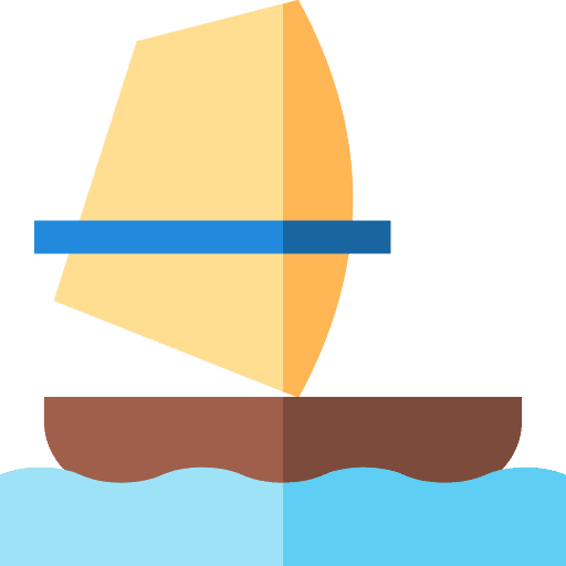 Windsurf sports summer surfing icon