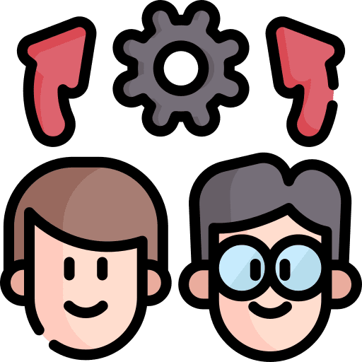 Allocation business and finance resource performance icon Allocation business and finance resource performance icon
