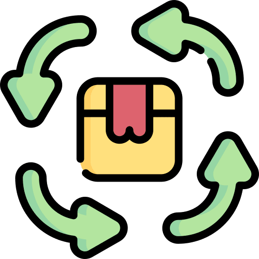 Cycle package arrow continuous icon Cycle package arrow continuous icon