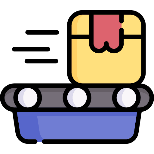 Manufacturing manufacturing box shipping and delivery icon Manufacturing manufacturing box shipping and delivery icon