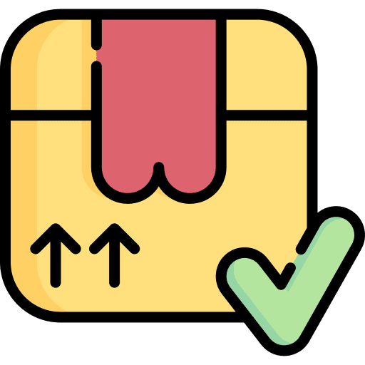 Product check give packing icon Product check give packing icon