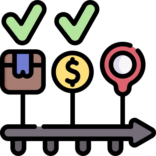 Timeline shipping and delivery shipping dollar icon Timeline shipping and delivery shipping dollar icon