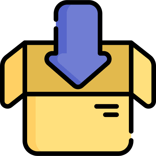 Packing box packing open icon Packing box packing open icon