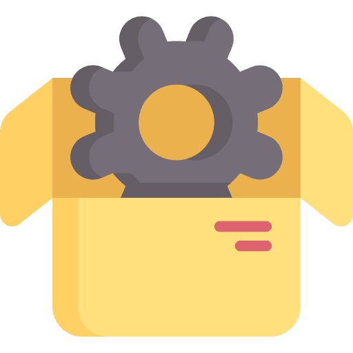 Product management delivery box product product management icon