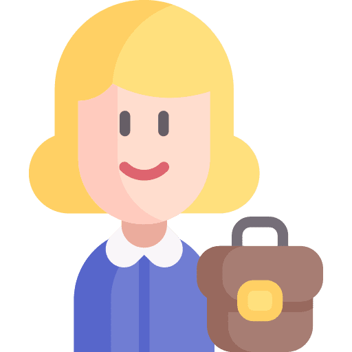 Product owner user professions and jobs female icon