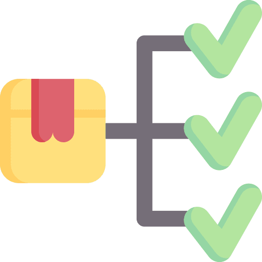 Product product packing business and finance icon