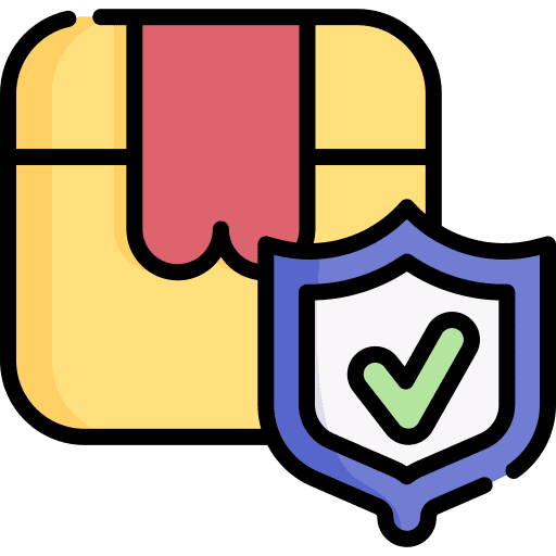 Protect check shipping and delivery shipping icon Protect check shipping and delivery shipping icon