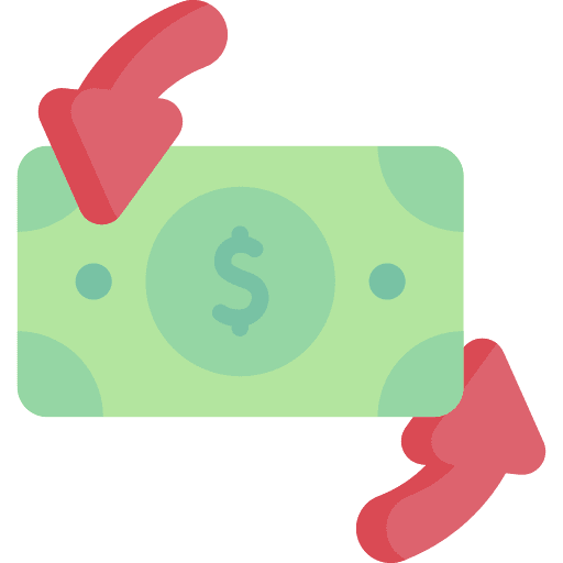 Cash flow business and finance investing cash flow icon Cash flow business and finance investing cash flow icon