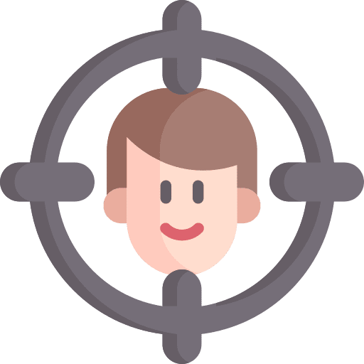 Consumer brand positioning target business and finance icon Consumer brand positioning target business and finance icon