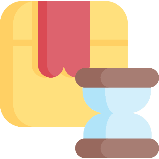 Deadline box hourglass parcel icon Deadline box hourglass parcel icon