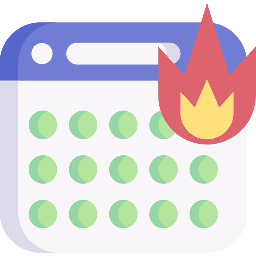 Deadline time flame sale icon Deadline time flame sale icon