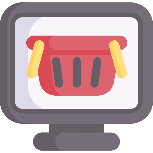 Online shopping computer online shopping online store icon Online shopping computer online shopping online store icon
