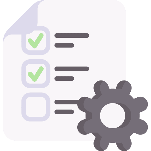 Product management check file checklist icon Product management check file checklist icon