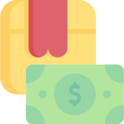 Cost box parcel shipping and delivery icon Cost box parcel shipping and delivery icon