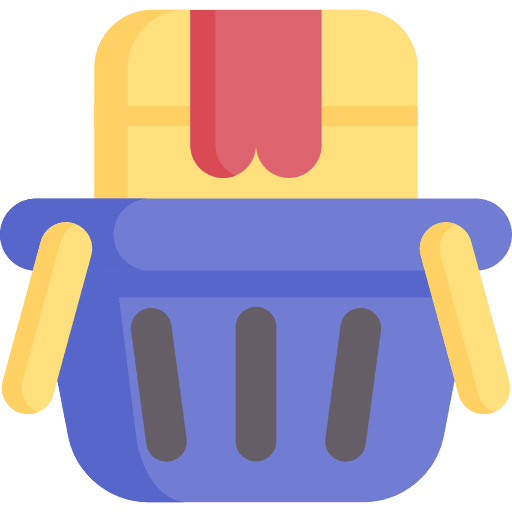 Delivery order delivery basket icon Delivery order delivery basket icon