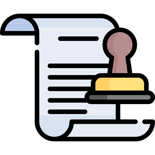 Notary notary document file icon