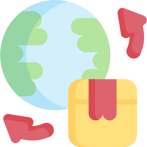 Shipping international arrow global icon Shipping international arrow global icon