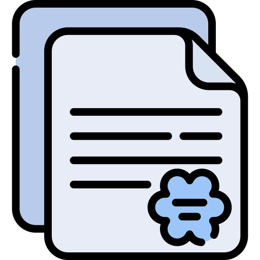 Notary rubber stamp files and folders file icon Notary rubber stamp files and folders file icon