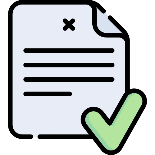 Notary document done file icon Notary document done file icon