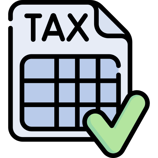 Tax files and folders file document icon Tax files and folders file document icon