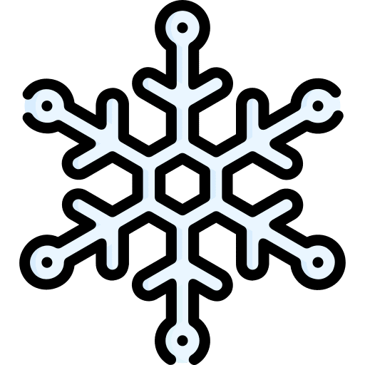 Snowflake weather ice crystal snowflake icon