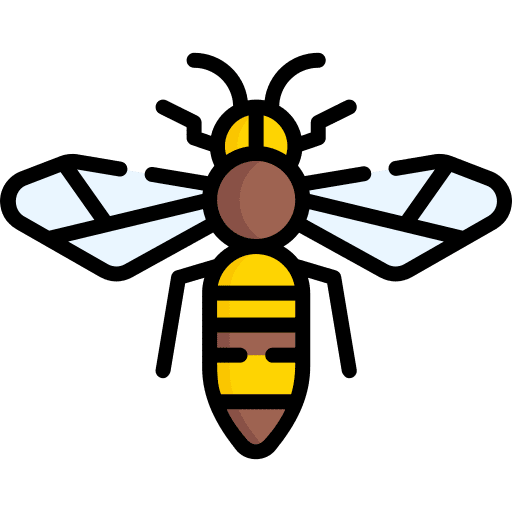 Bee farming animals fly icon Bee farming animals fly icon