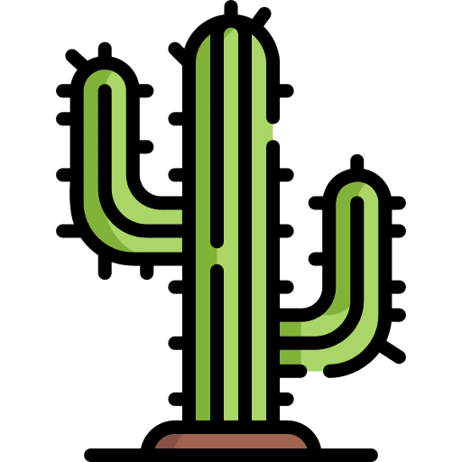 Cactus desert botanical tree icon Cactus desert botanical tree icon
