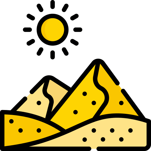 Desert nature dune desert icon Desert nature dune desert icon