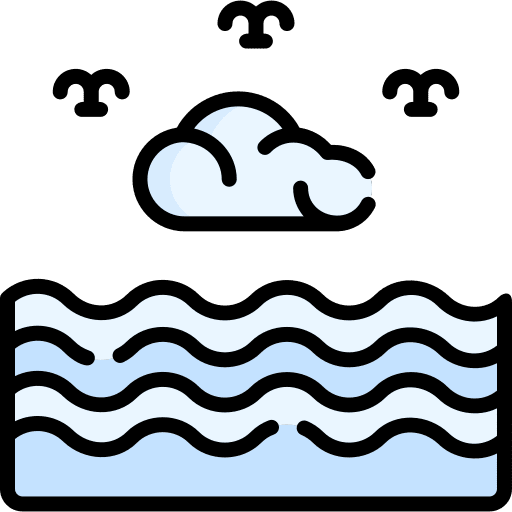 Sea wave water ocean icon Sea wave water ocean icon