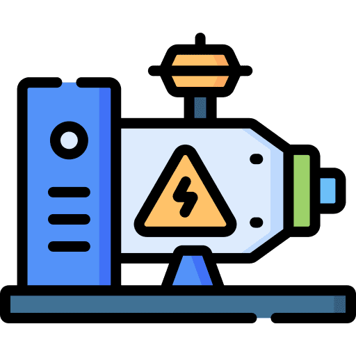 Generator electrician generator energy icon Generator electrician generator energy icon