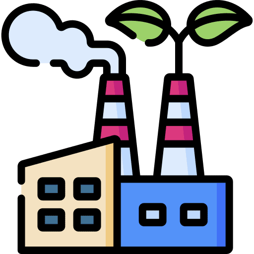 Green factory eco factory eco friendly sustainable energy icon Green factory eco factory eco friendly sustainable energy icon