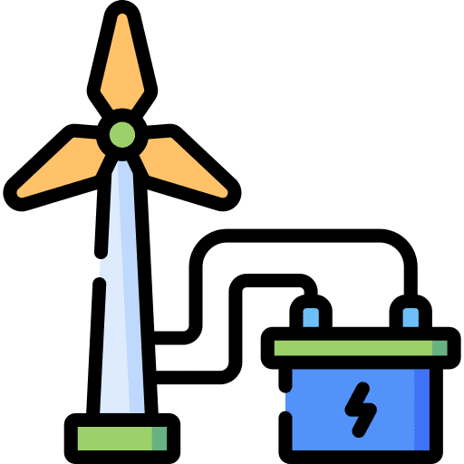 Wind energy power ecology and environment wind energy icon Wind energy power ecology and environment wind energy icon