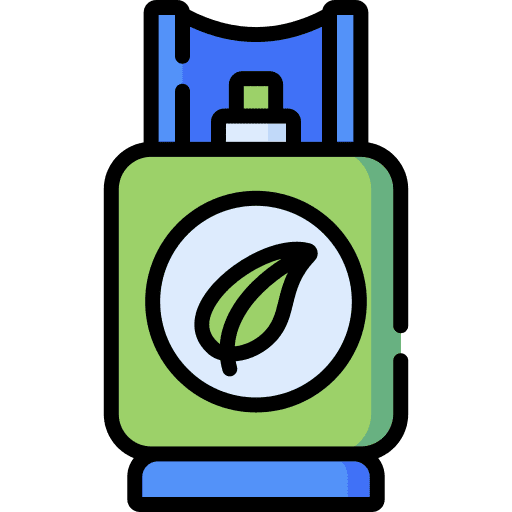 Biogas energy renewable energy industry icon Biogas energy renewable energy industry icon
