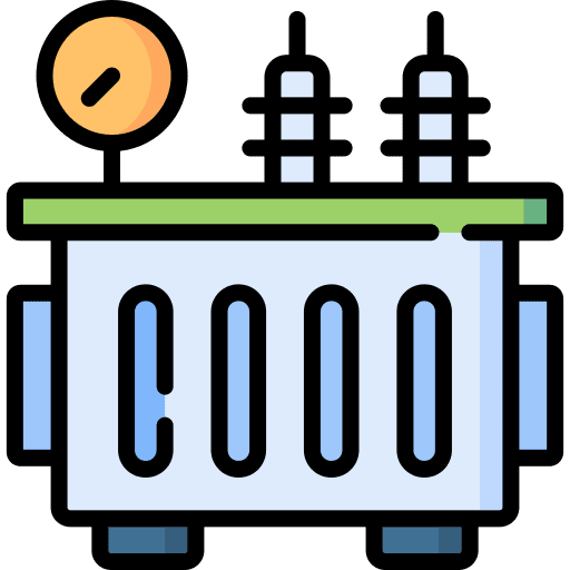 Transformer electronics device technology icon Transformer electronics device technology icon
