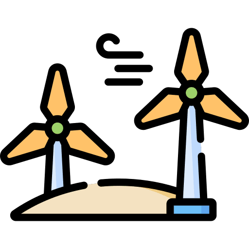 Wind energy windmill wind energy power icon Wind energy windmill wind energy power icon