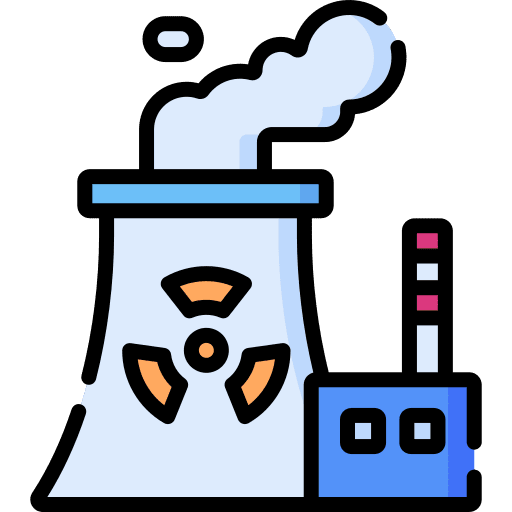 Nuclear plant nuclear plant radiation industry icon Nuclear plant nuclear plant radiation industry icon