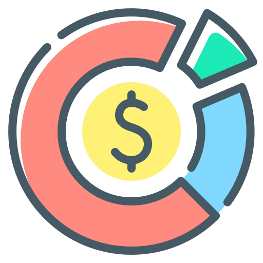 Chart chart statistics dollar icon