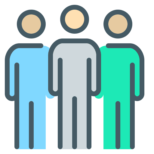 Crew people team members icon