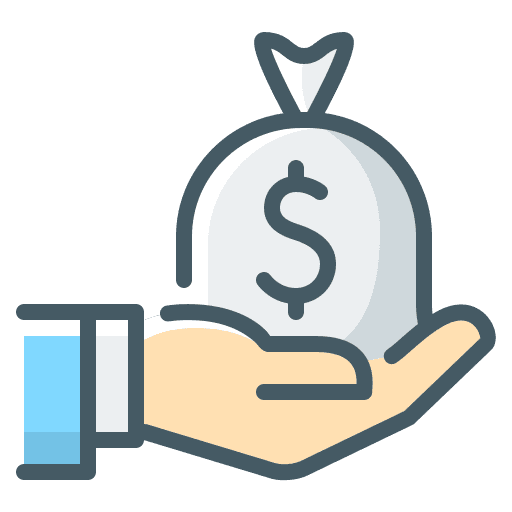 Earnings business and finance money dollar icon