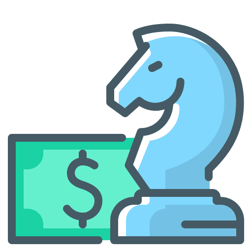 Strategy development strategy development strategic plan money icon
