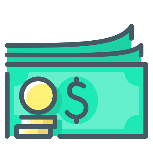 Cash business and finance payment currency icon Cash business and finance payment currency icon