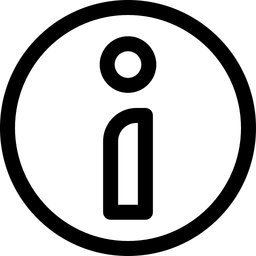 Information customer service interface communications icon